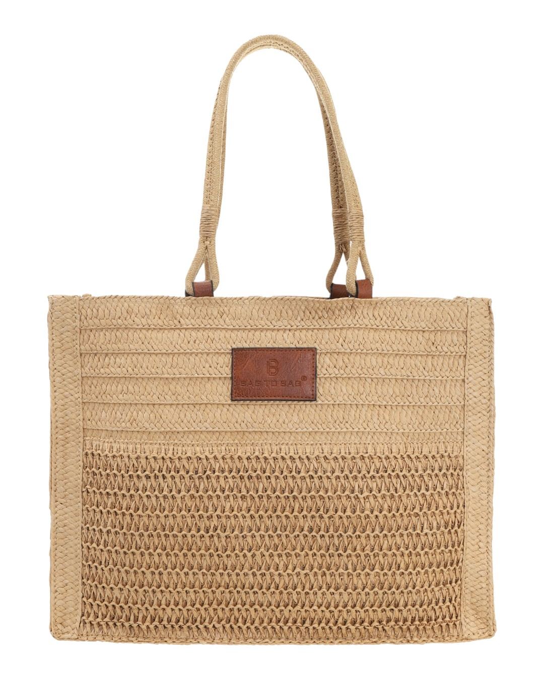 BAG TO BAG Ψάθινη Τσάντα ώμου CH-1737 - Χακί ΓΥΝΑΙΚΕΙΕΣ ΤΣΑΝΤΕΣ > SPRING – SUMMER 2026 > Τσάντες Ωμου - Γυναικείες Τσάντες
