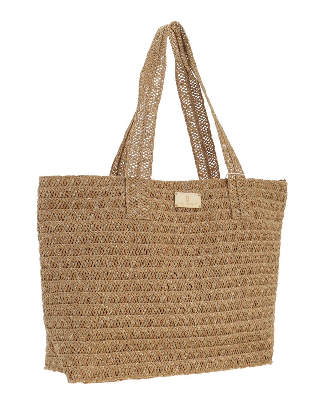 Ψάθινη Τσάντα ώμου XY-2650 - Χακί BAG TO BAG - Image 3