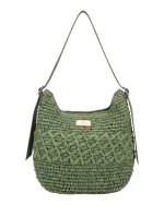 BAG TO BAG Ψάθινη τσάντα ώμου XY-2638 - Πράσινο ΓΥΝΑΙΚΕΙΕΣ ΤΣΑΝΤΕΣ > SPRING – SUMMER 2026 > Τσάντες Ωμου - Γυναικείες Τσάντες