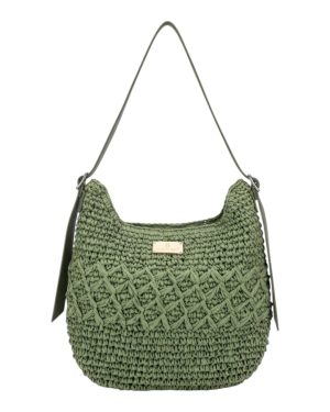 BAG TO BAG Ψάθινη τσάντα ώμου XY-2638 - Πράσινο ΓΥΝΑΙΚΕΙΕΣ ΤΣΑΝΤΕΣ > SPRING – SUMMER 2026 > Τσάντες Ωμου - Γυναικείες Τσάντες
