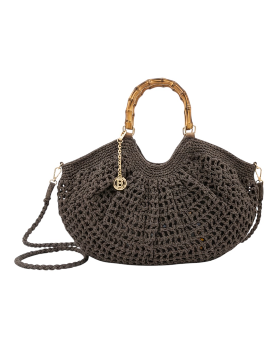 BAG TO BAG Ψάθινο τσαντάκι ώμου CN26008 - Καφέ ΓΥΝΑΙΚΕΙΕΣ ΤΣΑΝΤΕΣ > SPRING – SUMMER 2026 > Τσάντες Ωμου - Γυναικείες Τσάντες