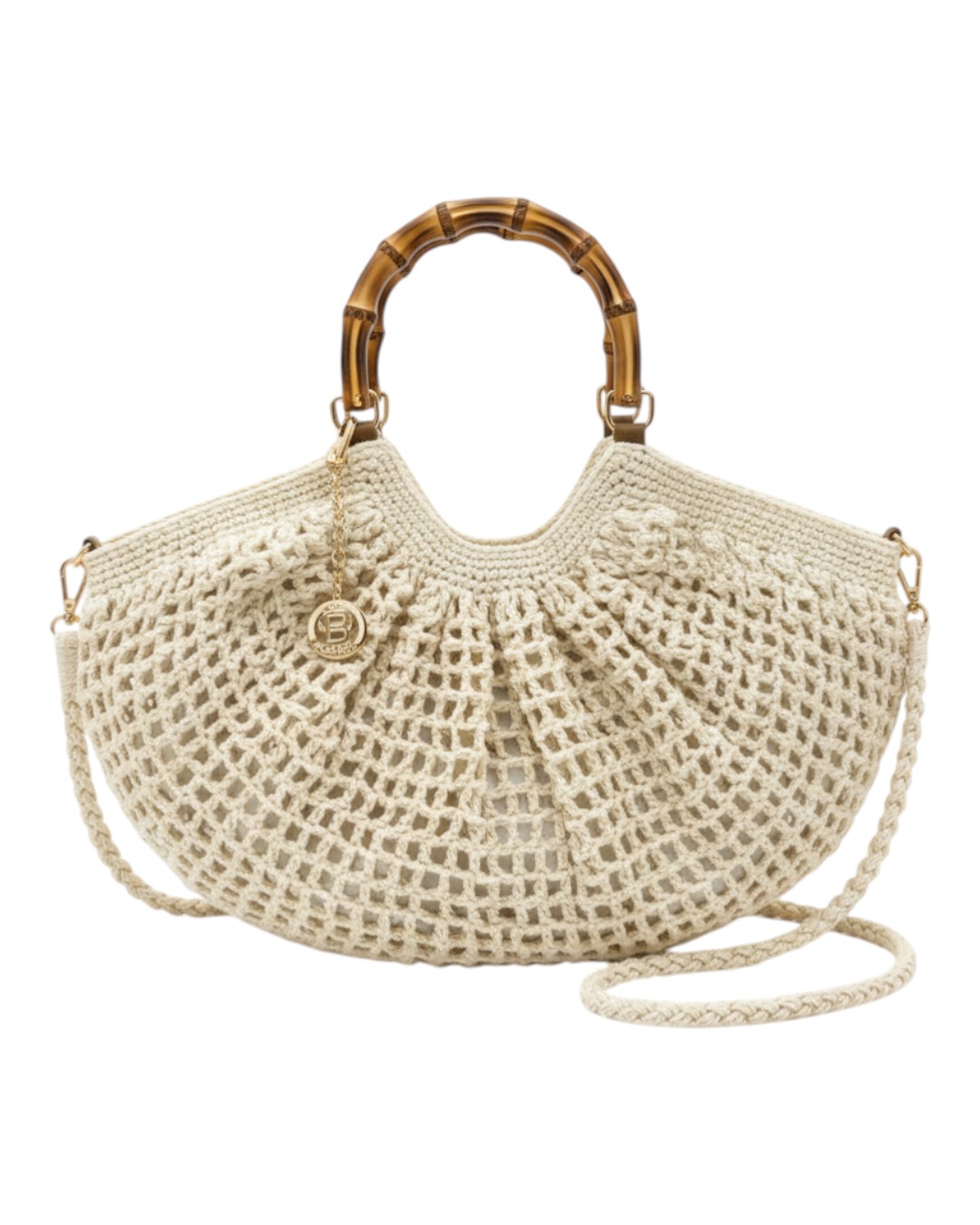 BAG TO BAG Ψάθινο τσαντάκι ώμου CN26008 - Μπέζ ΓΥΝΑΙΚΕΙΕΣ ΤΣΑΝΤΕΣ > SPRING – SUMMER 2026 > Τσάντες Ωμου - Γυναικείες Τσάντες