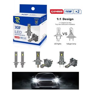 Οι προβολείς αυτοκινήτου RCHANG X18 είναι ένα σετ LED λαμπτήρων σχεδιασμένο για εύκολη εγκατάσταση.