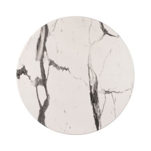 ΕΠΙΦΑΝΕΙΑ ΤΡΑΠΕΖΙΟΥ Φ60Χ2.5εκ. MARBLE WHITE GREY 5657 FB95227.11