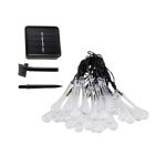 Ηλιακή γιρλάντα φωτισμού LED - Σταγόνα - 5m+1m - 20D - 152813 - RGB
