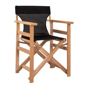 ΚΑΡΕΚΛΑ ΣΚΗΝΟΘΕΤΗ  ΕΜΠΟΤΙΣΜΟΥ ΣΕ ΦΥΣΙΚΟ ΧΡΩΜΑ ΜΕ ΜΑΥΡΟ ΜΑΞΙΛΑΡΙ FB910543.05 57x54x88.5 cm.