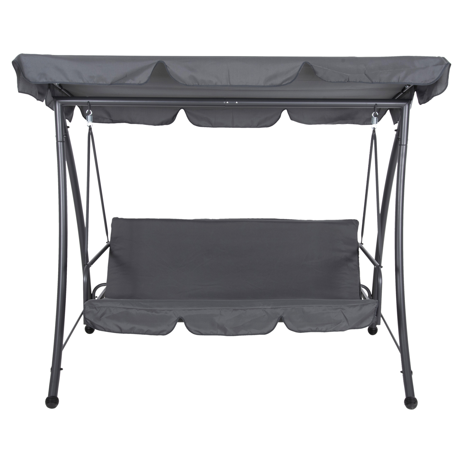 ΚΟΥΝΙΑ-ΚΡΕΒΑΤΙ 3ΘΕΣΙΑ ΜΕ ΣΚΙΑΣΤΡΟ FB95980.01 ΜΕΤΑΛΛΟ&ΥΦΑΣΜΑ ΓΚΡΙ 200x120x164Υεκ. - Image 3