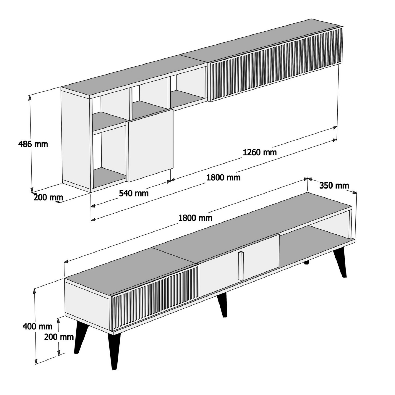ΣΥΝΘΕΣΗ ΣΑΛΟΝΙΟΥ 2ΤΜΧ ΚΑΡΥΔΙ-ΜΑΥΡΟ ΜΑΡΜΑΡΟ FB911847.02 - Image 3