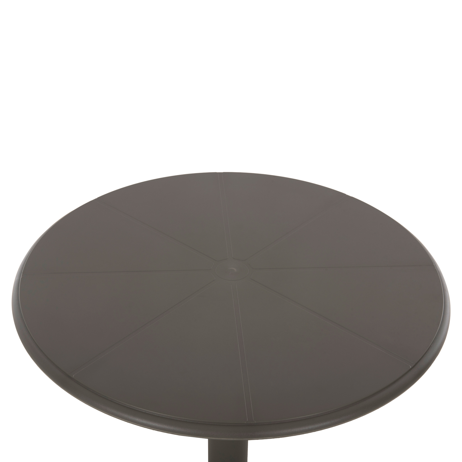 ΤΡΑΠΕΖΙ ΠΟΛΥΠΡΟΠΥΛΕΝΙΟΥ ΣΤΡΟΓΓΥΛΟ FB96124.15 OLIVE GREEN Φ60x75Υεκ. - Image 4