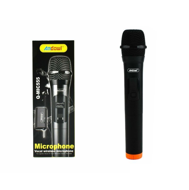 Andowl Ασύρματο Μικρόφωνο Χειρός Φωνής Q-MIC555 – Wireless Microphone 075616