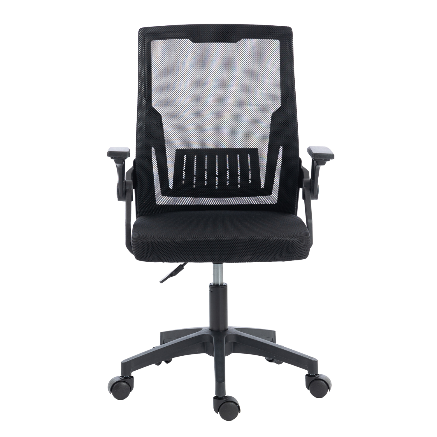 ΚΑΡΕΚΛΑ ΓΡΑΦΕΙΟΥ FB91225.01 PP & MESH ΥΦΑΣΜΑ--ΜΑΥΡΟ 60x60x92-100Υεκ - Image 3