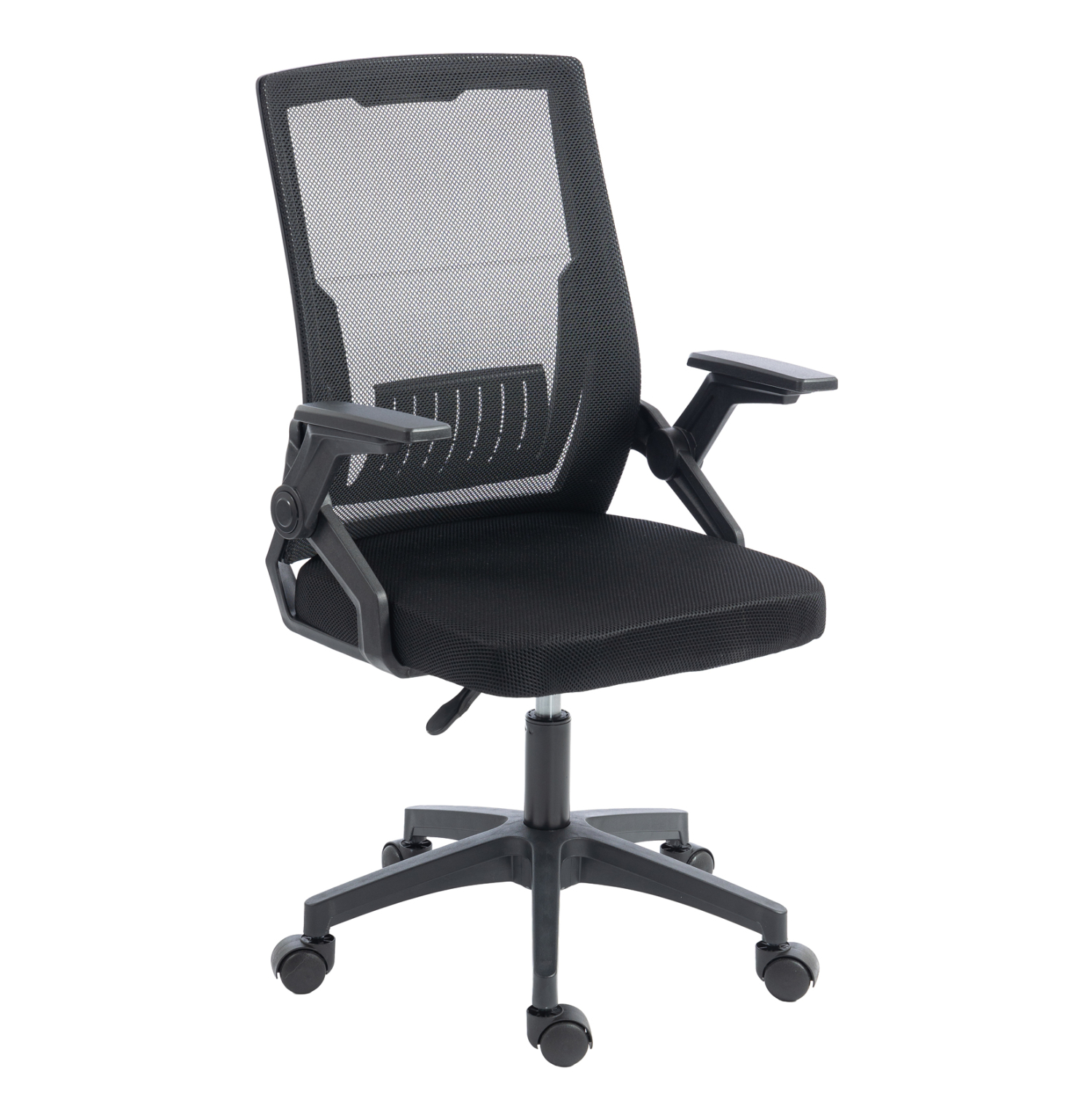 ΚΑΡΕΚΛΑ ΓΡΑΦΕΙΟΥ FB91225.01 PP & MESH ΥΦΑΣΜΑ--ΜΑΥΡΟ 60x60x92-100Υεκ
