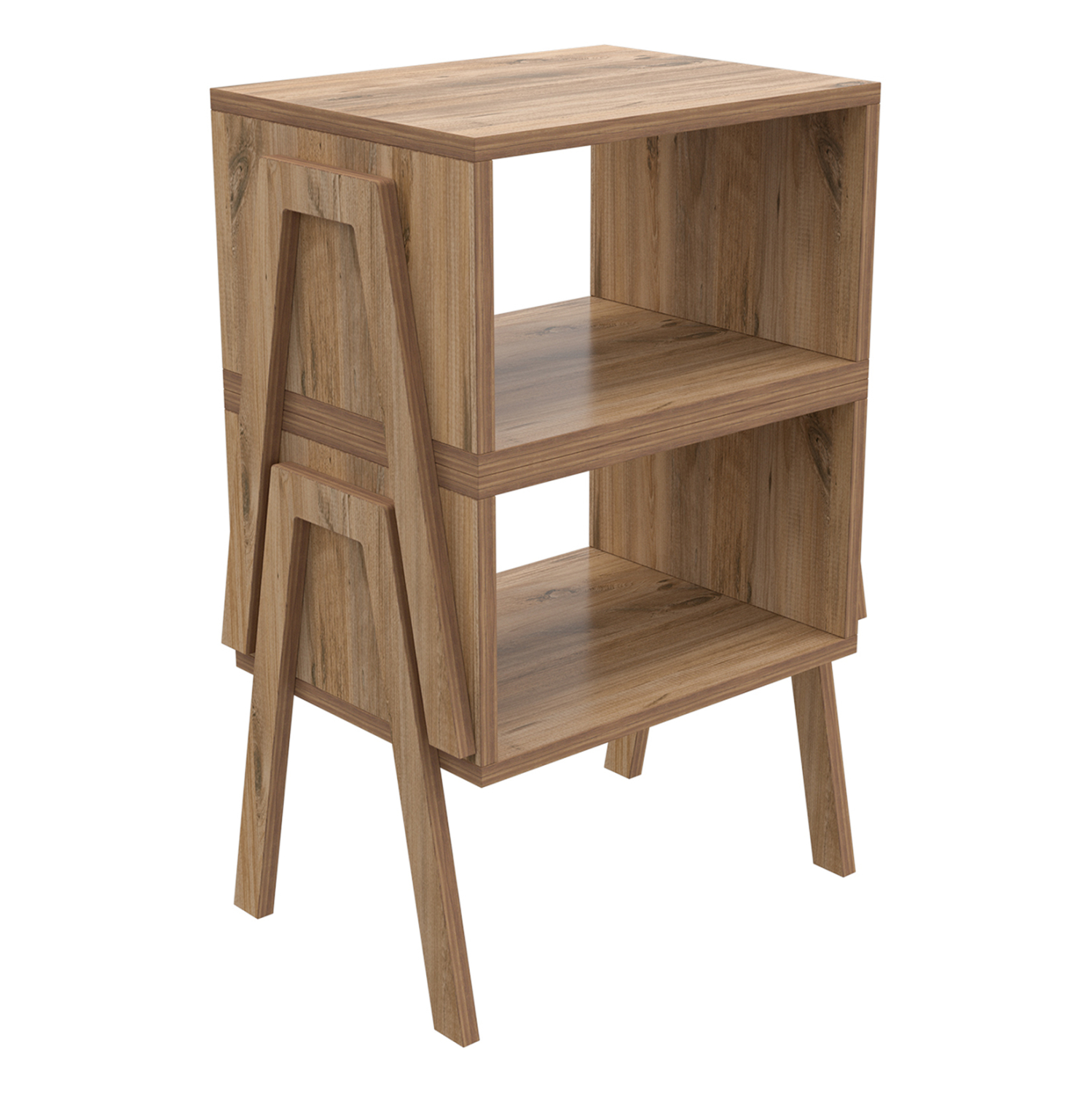 ΚΟΜΟΔΙΝΟ FB918182.04 ΜΕΛΑΜΙΝΗ ΣΕ ΦΥΣΙΚΟ ΞΥΛΟΥ 48x35x49Υεκ. - Image 4