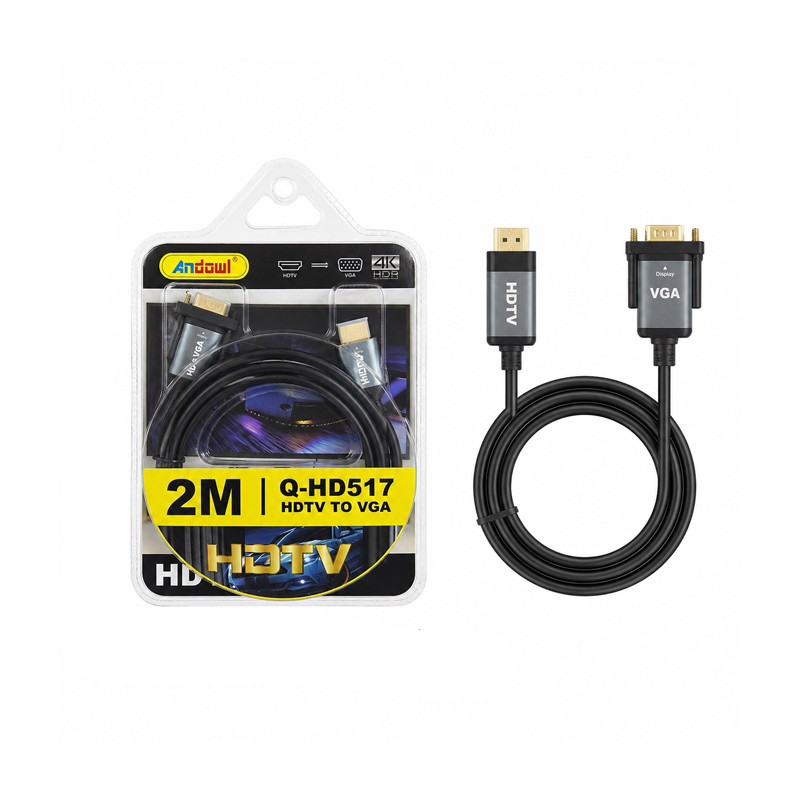 Πρακτικό καλώδιο μετατροπέας HDMI σε VGA μήκους 2 μέτρων
