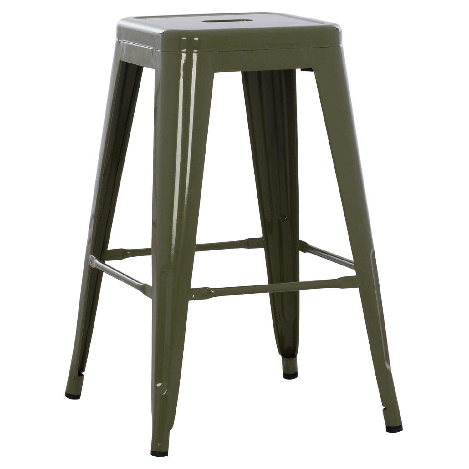 ΣΚΑΜΠΟ ΜΕΣΑΙΟΥ ΥΨΟΥΣ ΜΕΤΑΛΛΙΚΟ FB98573.43 DARK OLIVE GREEN 43x43x67Υεκ.