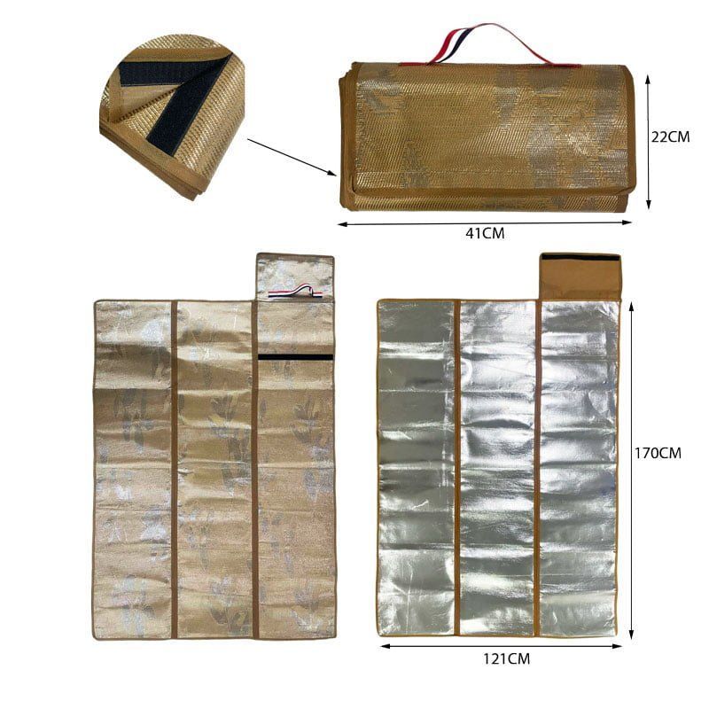 Ψάθα παραλίας 120x170cm - Bamboo beach mat 099009 - Image 2
