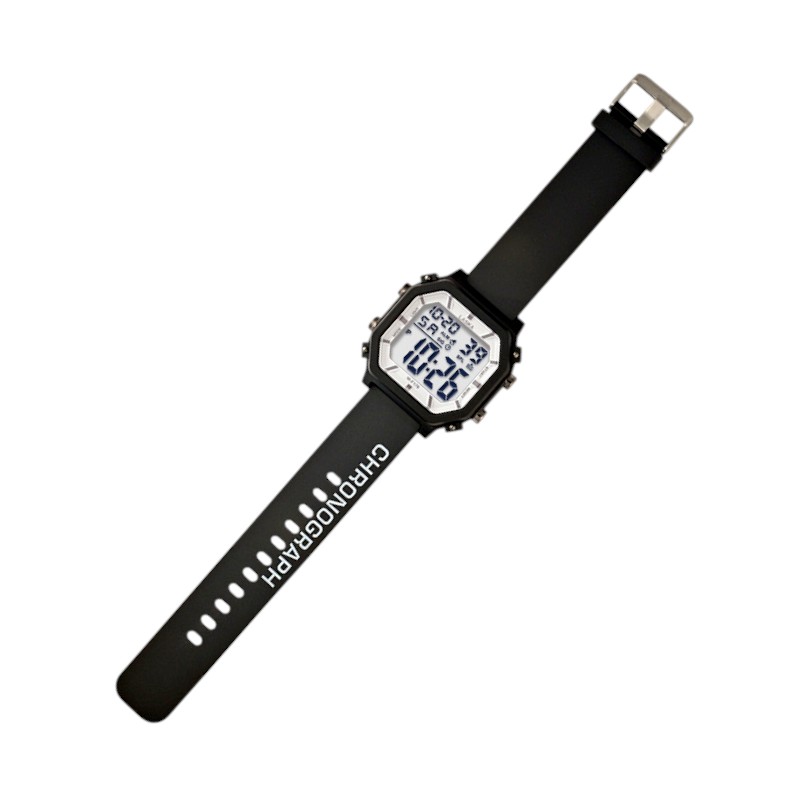 Ψηφιακό ρολόι χειρός - WF176 - Lasika - 115153 - Black/White