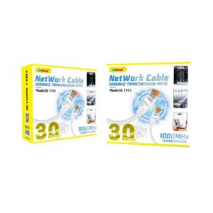 Andowl Καλώδιο δικτύου ethernet 30m 1000MHz U/UTP Cat.5e Q-T153 - Net Work Cable 0751186