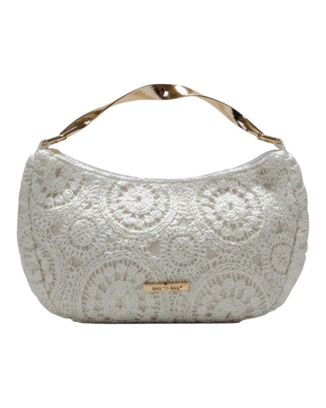 BAG TO BAG Τσάντα χειρός OY-1072 - Ασπρο ΓΥΝΑΙΚΕΙΕΣ ΤΣΑΝΤΕΣ > SPRING – SUMMER 2026 > Τσάντες Χειρός - Γυναικείες Τσάντες