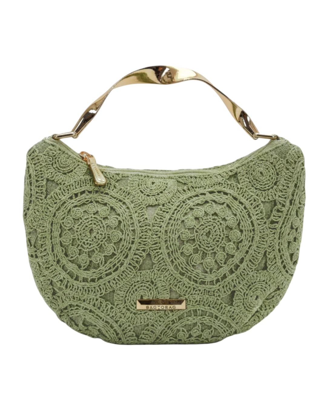BAG TO BAG Τσάντα χειρός OY-1072 - Πράσινο ΓΥΝΑΙΚΕΙΕΣ ΤΣΑΝΤΕΣ > SPRING – SUMMER 2026 > Τσάντες Χειρός - Γυναικείες Τσάντες