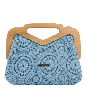 BAG TO BAG Τσάντα χειρός OY-1073 - Γαλάζιο ΓΥΝΑΙΚΕΙΕΣ ΤΣΑΝΤΕΣ > SPRING – SUMMER 2026 > Τσάντες Χειρός - Γυναικείες Τσάντες