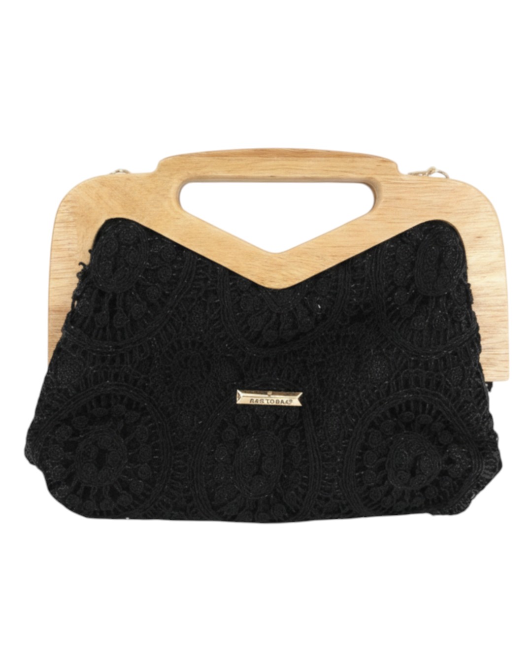 BAG TO BAG Τσάντα χειρός OY-1073 - Μαύρο ΓΥΝΑΙΚΕΙΕΣ ΤΣΑΝΤΕΣ > SPRING – SUMMER 2026 > Τσάντες Χειρός - Γυναικείες Τσάντες