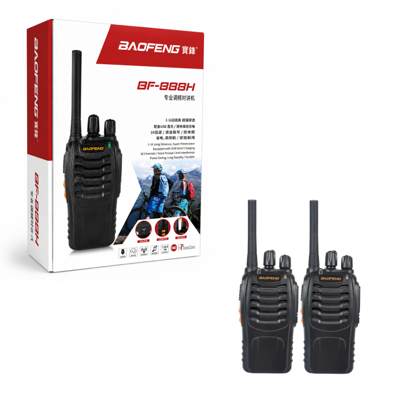 Baofeng Ασύρματος Πομποδέκτης Walkie Talkie BF-888H - Two-Way Radio Walkie Talkie BF-888H