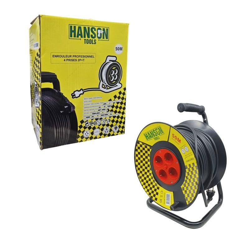 Η μπαλαντέζα ρεύματος με τύμπανο Hanson Tools είναι η ιδανική λύση για εργοτάξια