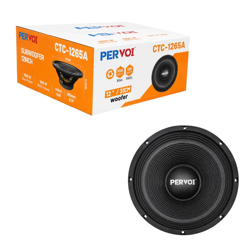 PerVoi Υπογούφερ Αυτοκινήτου 12" CTC-1265A - Car Subwoofer 014521