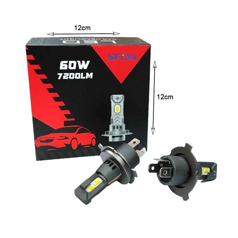 SFIDA Φώτα αυτοκινήτου H4/HB2/9003 V19 60W 7200LM - LED Car Headlight 024043 - Image 2