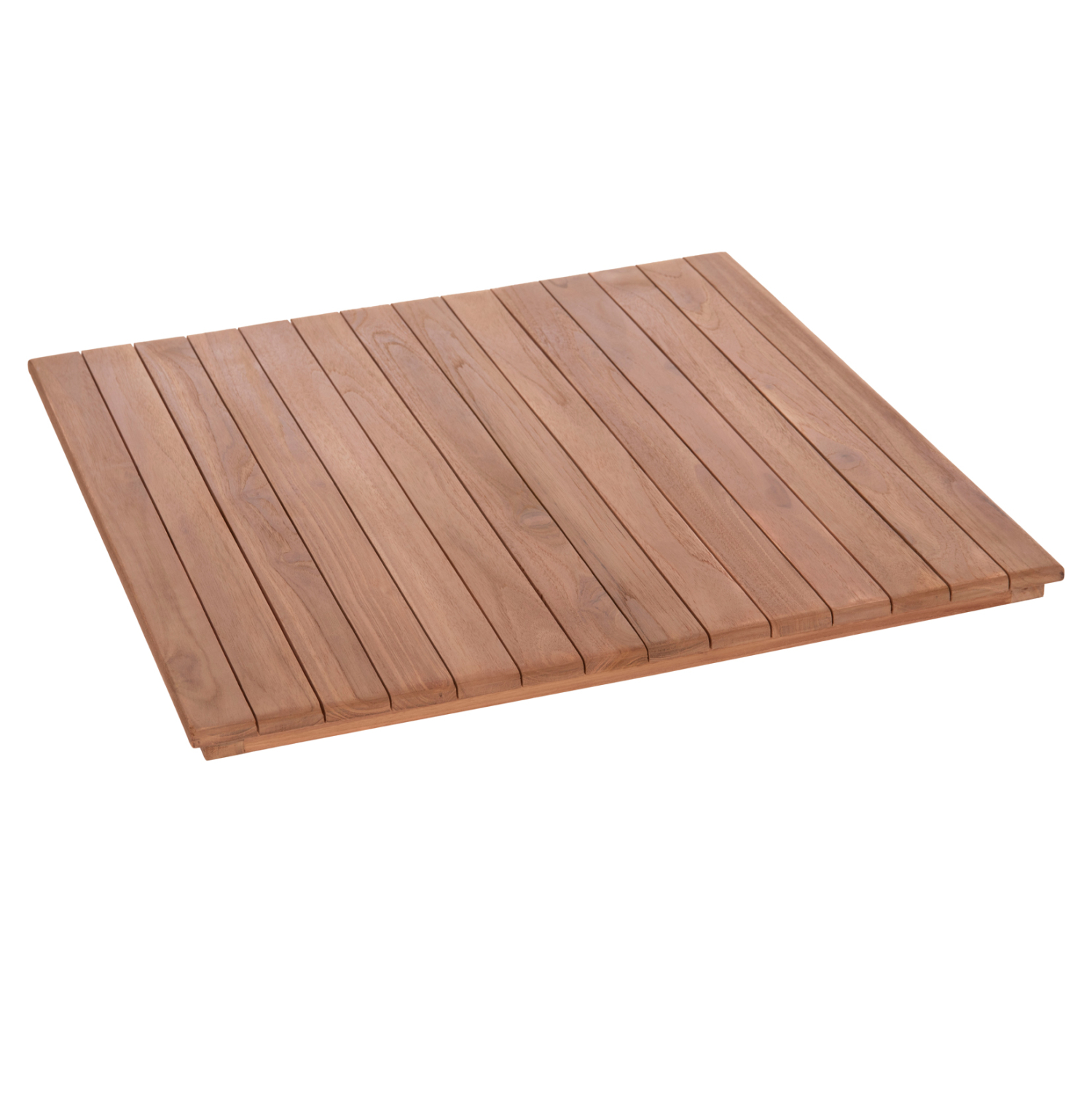 ΕΠΙΦΑΝΕΙΑ ΤΡΑΠΕΖΙΟΥ ΤΕΤΡΑΓΩΝΗ FB918136 ΞΥΛΟ TEAK--ΦΥΣΙΚΟ 70x70x4(πάχος)εκ.