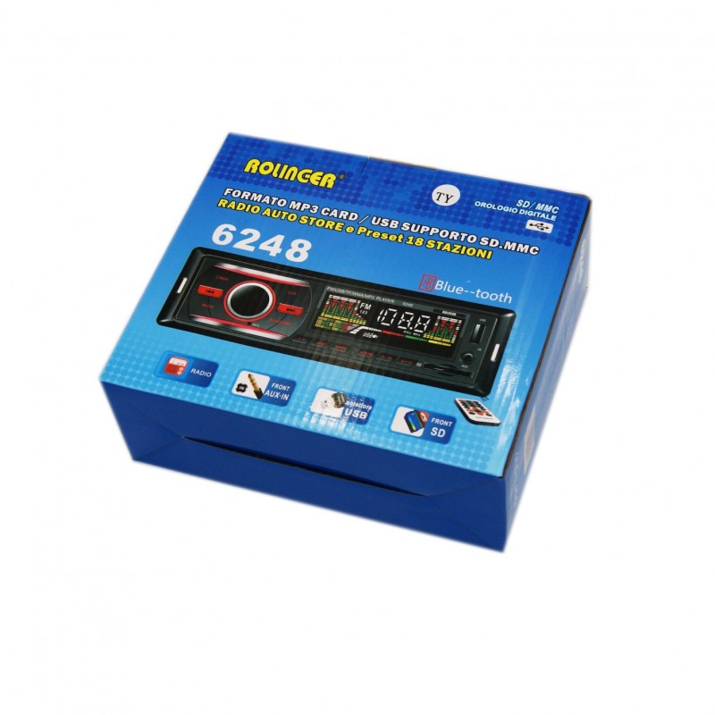 ΗΧΟΣΥΣΤΗΜΑ ΑΥΤΟΚΙΝΗΤΟΥ FM MP3 USB SLOT SD AUX RADIO STEREO