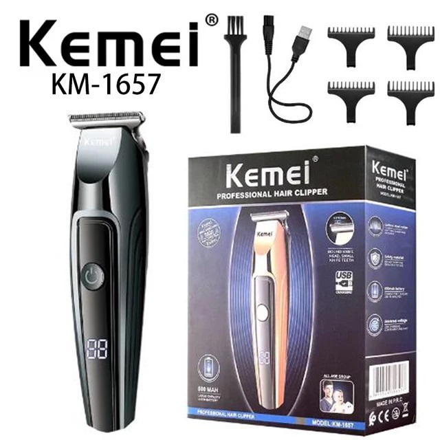 Κουρευτική μηχανή - KM-1657 - Kemei - Rose Gold - Image 2