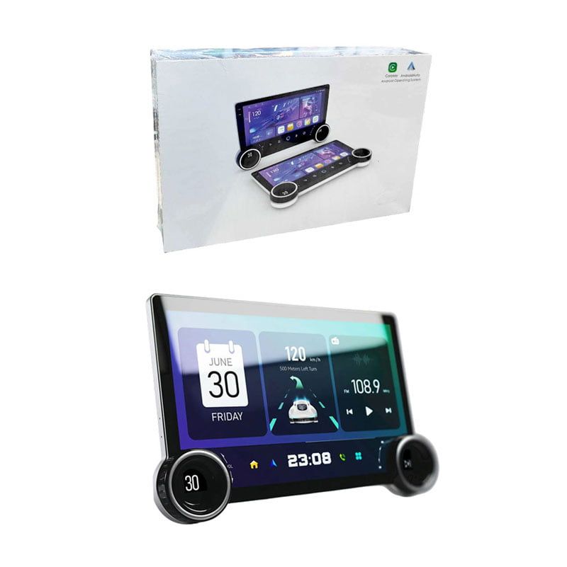 Οθόνη αυτοκινήτου monitor 10.1'' Διπλό κουμπί 4+64G AHD A100 Android - Carplay Android Operating System 99029 - Image 2