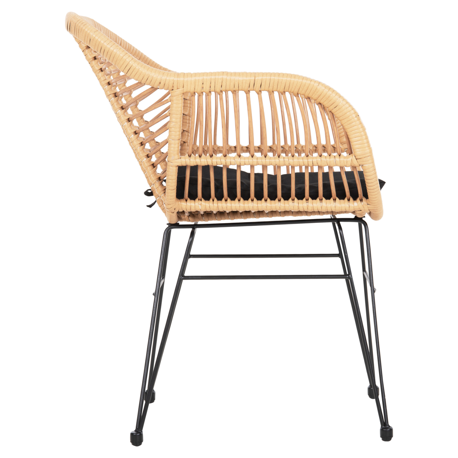 ΠΟΛΥΘΡΟΝΑ ΜΕ ΜΑΞΙΛΑΡΙ ΜΕΤΑΛΛΙΚΗ FB95450.31 ΜΕ WICKER ΜΠΕΖ 58x59x82Υ - Image 4