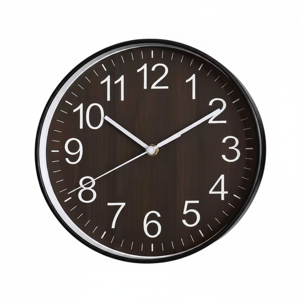 Ρολόι τοίχου - 250mm - 025048 - Dark Brown
