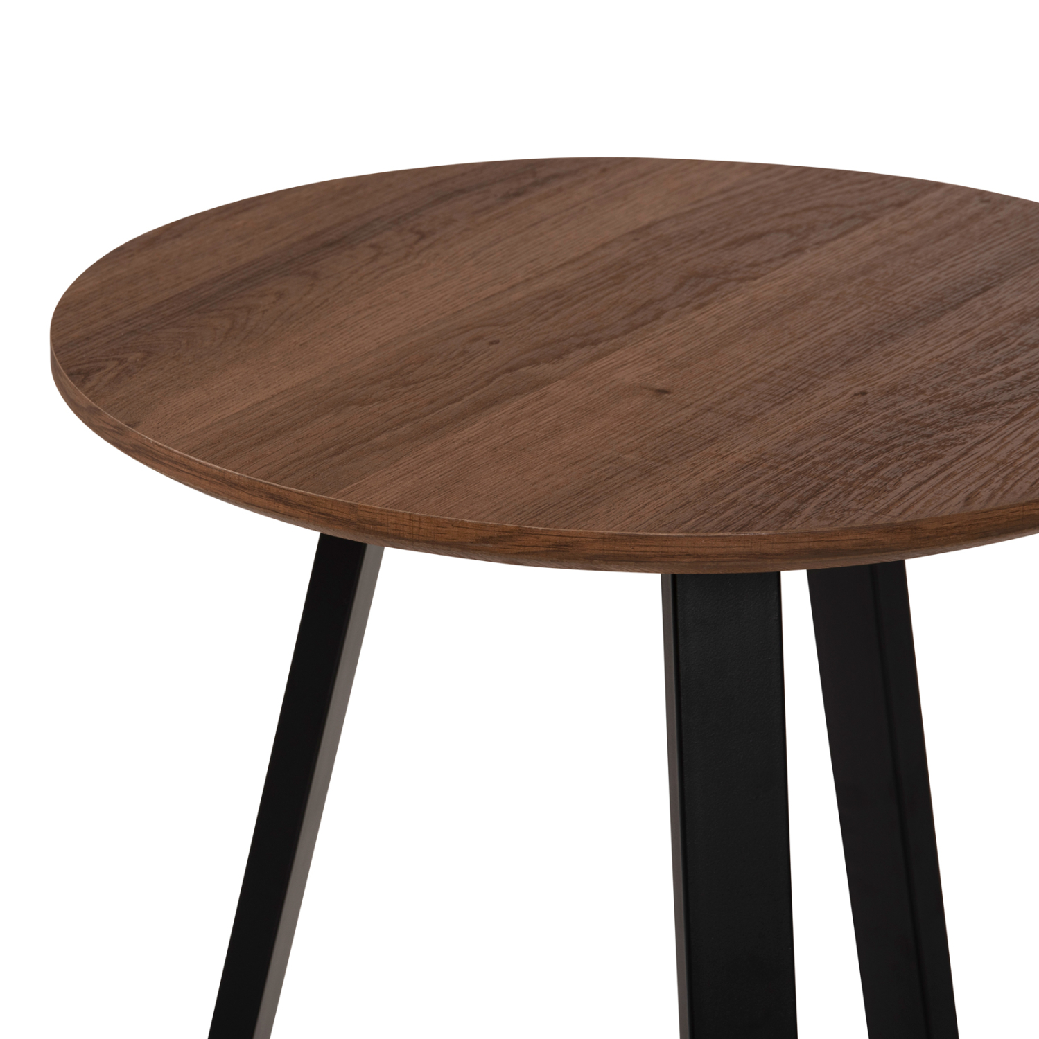 ΣΕΤ 2ΤΜΧ ΤΡΑΠΕΖΙΑ ΣΑΛΟΝΙΟΥ FB921090.02 MDF ΣΕ ΚΑΡΥΔΙ ΧΡΩΜΑ Φ80εκ & Φ45εκ - Image 4