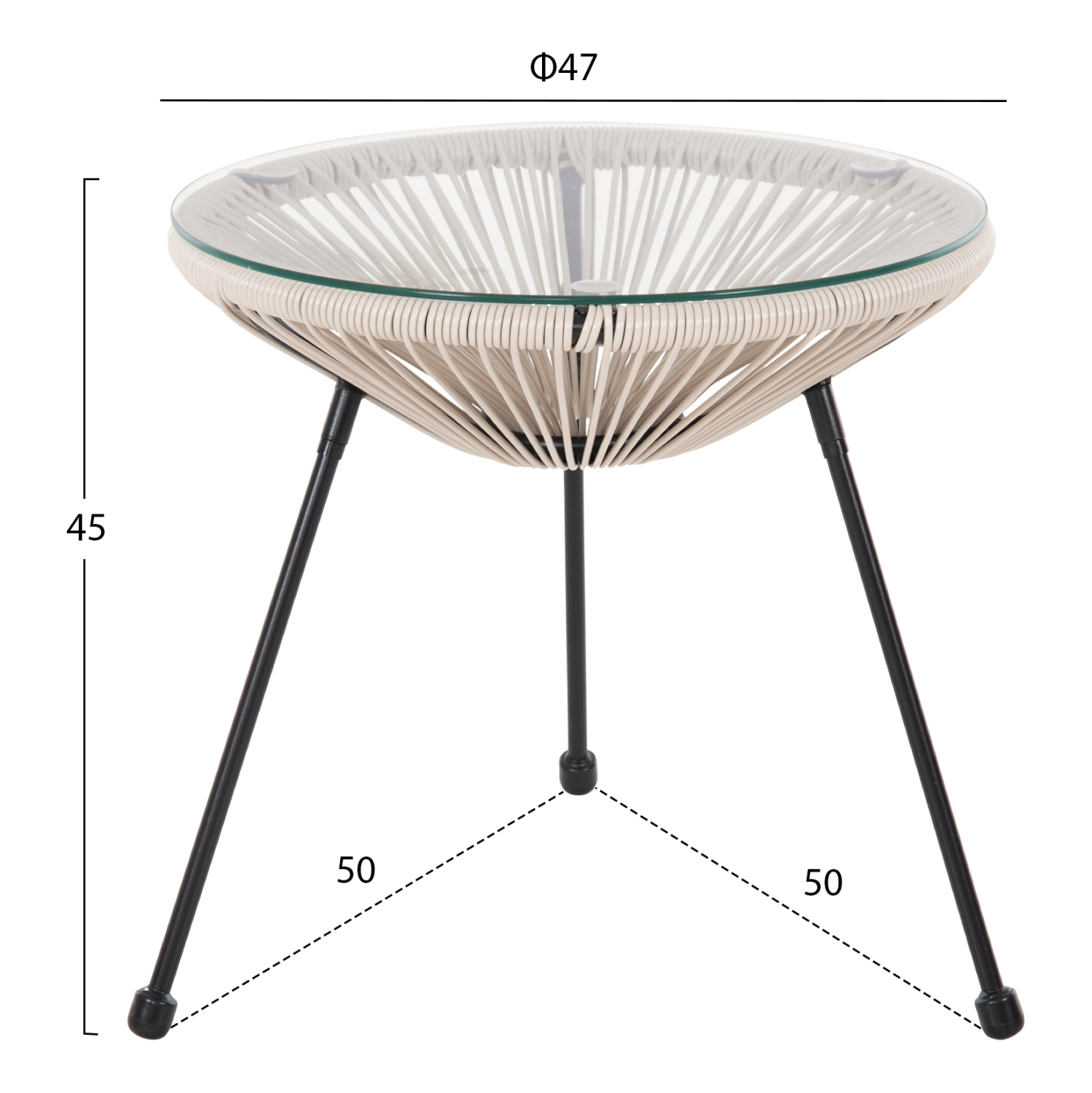ΣΕΤ ΕΞΩΤΕΡΙΚΟΥ ΧΩΡΟΥ 3ΤΜΧ FB911861.03 P.E.RATTAN ΕΚΡΟΥ-ΜΕΤΑΛΛΟ ΣΕ ΜΑΥΡΟ - Image 2
