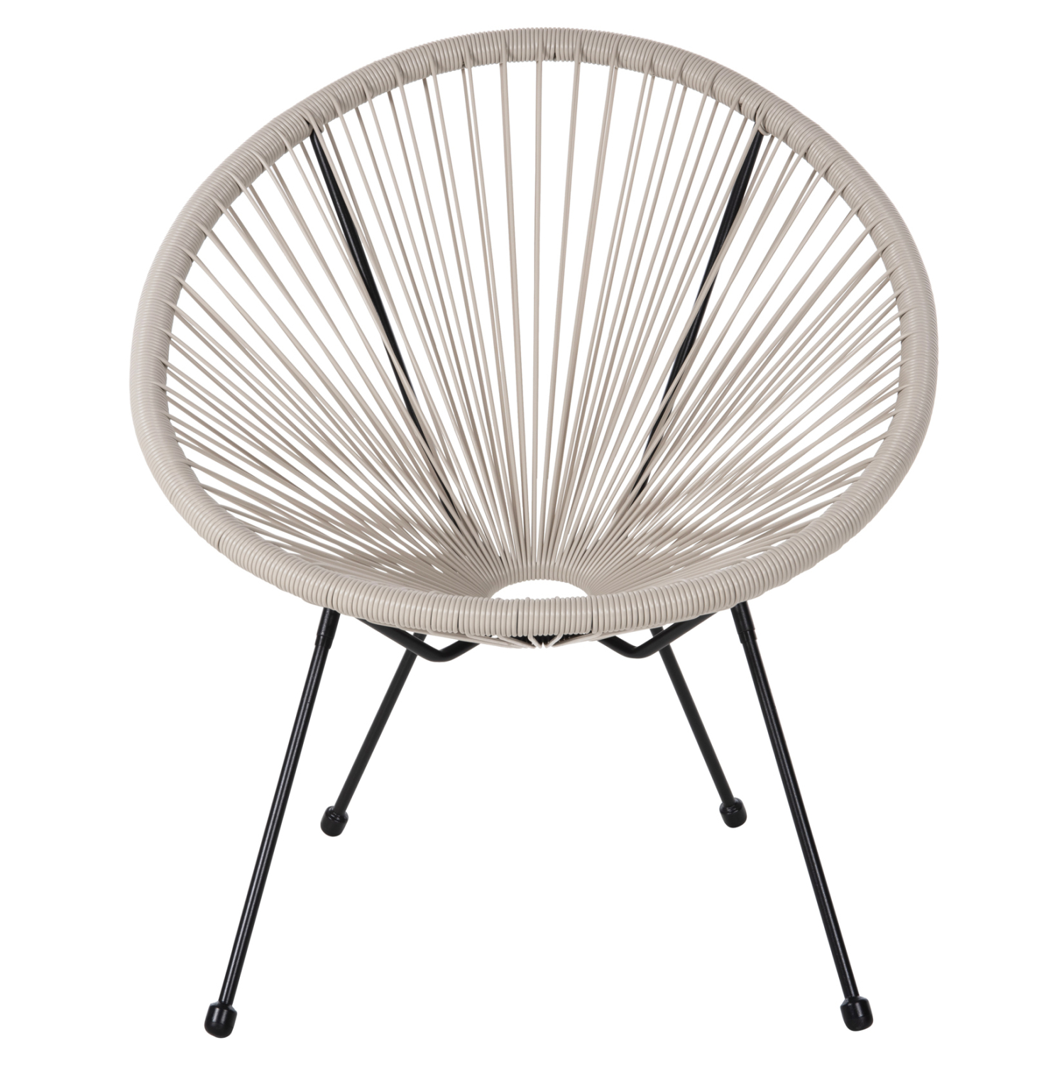ΣΕΤ ΕΞΩΤΕΡΙΚΟΥ ΧΩΡΟΥ 3ΤΜΧ FB911861.03 P.E.RATTAN ΕΚΡΟΥ-ΜΕΤΑΛΛΟ ΣΕ ΜΑΥΡΟ - Image 4