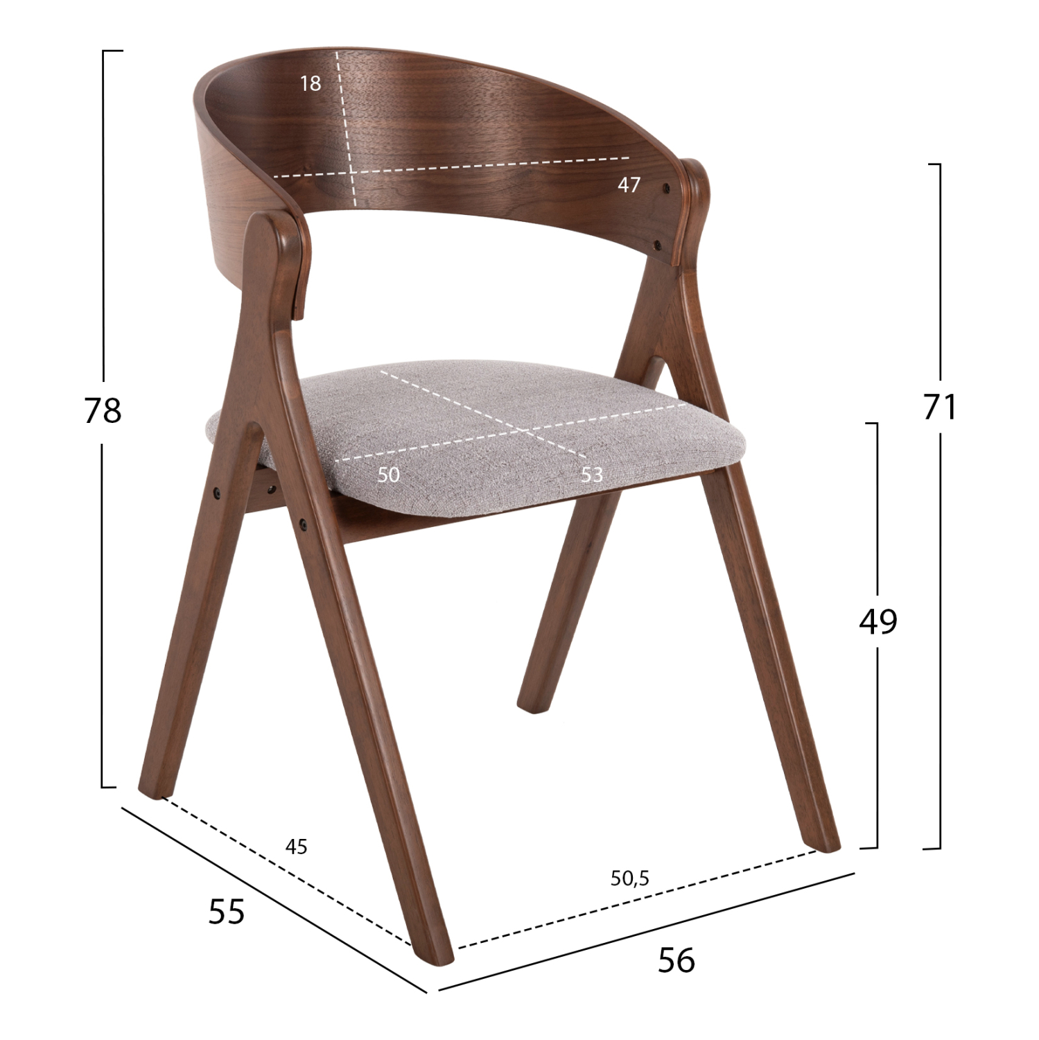 ΣΕΤ ΤΡΑΠΕΖΑΡΙΑΣ 5ΤΜΧ FB921340.01 ΤΡΑΠΕΖΙ ΑΠΟ MDF--ΚΑΡΕΚΛΕΣ ΑΠΟ RUBBERWOOD - Image 3