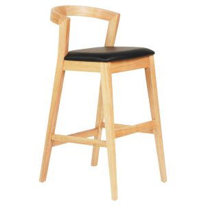 ΣΚΑΜΠΟ ΜΠΑΡ FB99952.01 RUBBERWOOD ΣΕ ΟΑΚ-ΜΑΥΡΟ PU 47