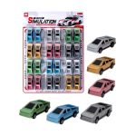 Σετ αυτοκινητάκια με Pull Back - 24pcs - 399-878B - 917336