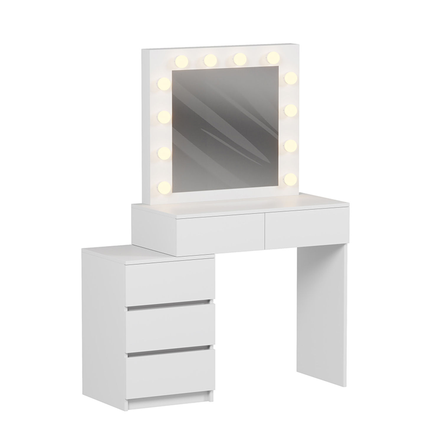 ΤΟΥΑΛΕΤΑ ΜΕ ΦΩΤΙΣΜΟ LED & ΣΥΡΤΑΡΙΑ FB92500.03 ΜΕΛΑΜΙΝΗ ΣΕ ΛΕΥΚΟ 80x40x140Υεκ. - Image 4