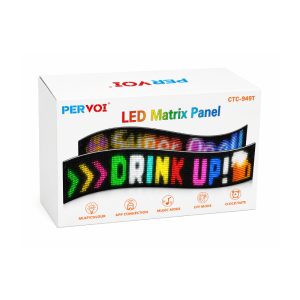 Pervoi Εύκαμπτη LED Matrix Οθόνη Πινακίδα με Bluetooth & Εφαρμογή 192×1330mm CTC-949T - Flexible Bluetooth LED Matrix Display 014519