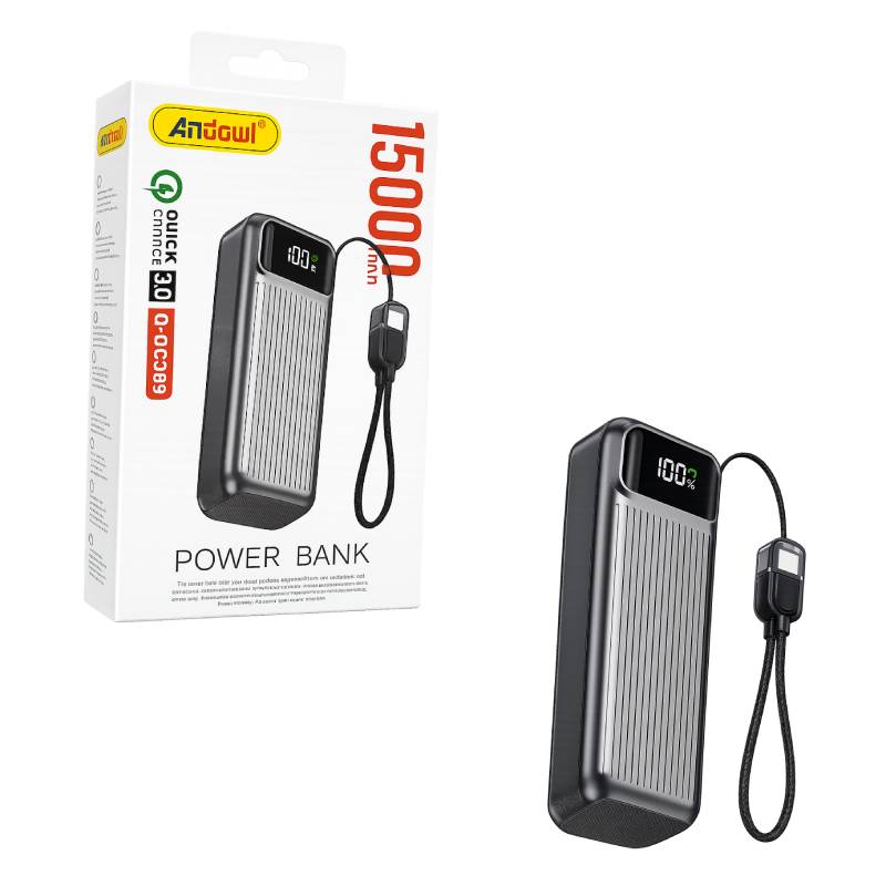 Το Power Bank Andowl Q-DC389 είναι μια πρακτική και ισχυρή φορητή μπαταρία