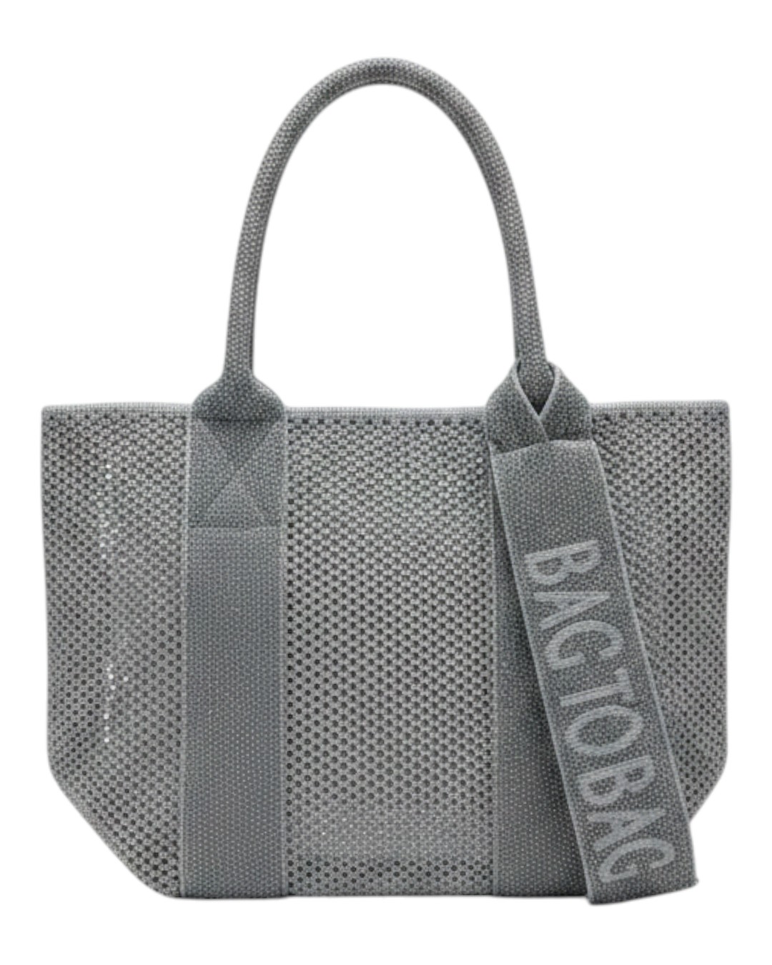 BAG TO BAG Τσάντα ώμου SF-2253 - Ασημί ΓΥΝΑΙΚΕΙΕΣ ΤΣΑΝΤΕΣ > SPRING – SUMMER 2026 > Τσάντες Ωμου - Γυναικείες Τσάντες