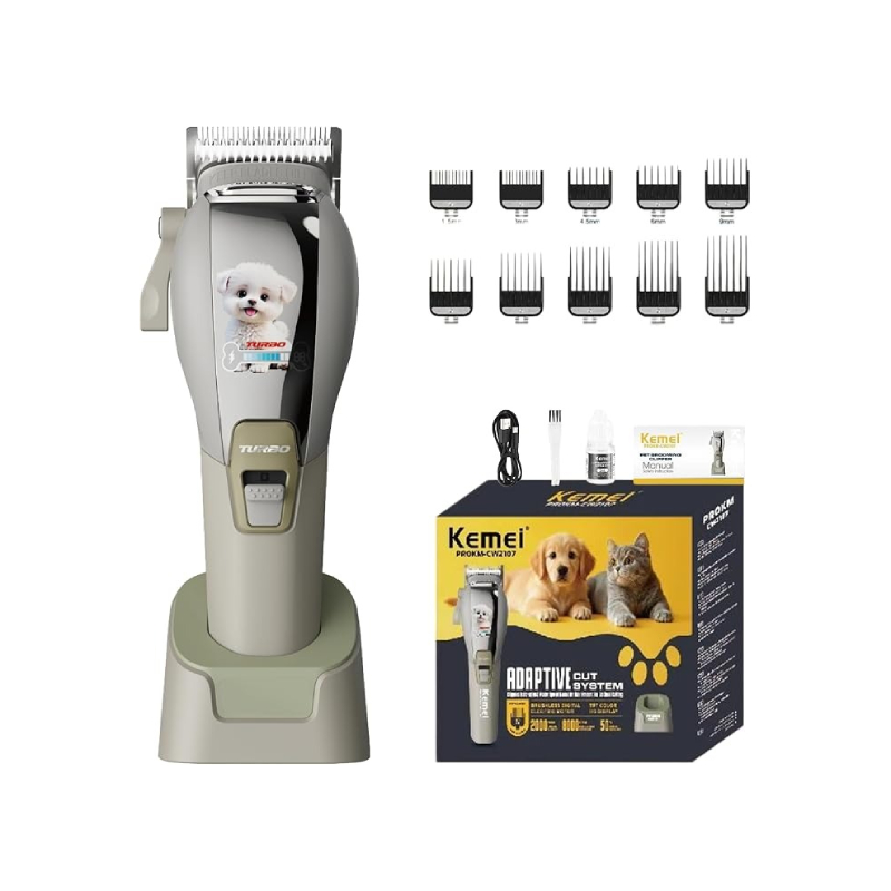 Η Kemei Pro KM-CW2107 είναι μια επαγγελματική επαναφορτιζόμενη κουρευτική μηχανή
