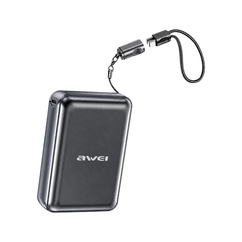 Powerbank με αποσπώμενο καλώδιο Type-C - GD21-Pro - 20.000mah - 22.5W - AWEI - 026185