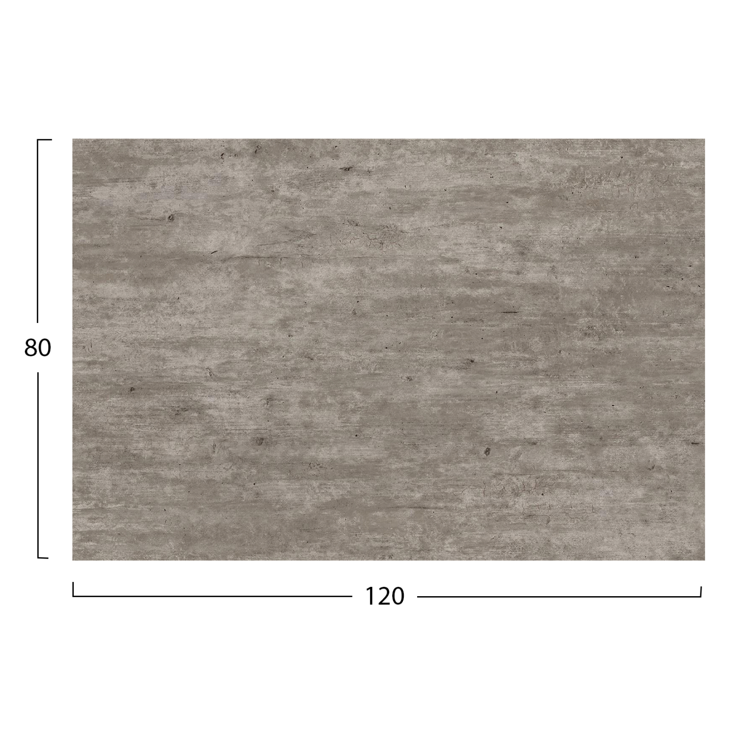 ΕΠΙΦΑΝΕΙΑ ΤΡΑΠΕΖΙΟΥ HPL ΟΡΘΟΓΩΝΙΑ FB95840.37 CONCRETE 120x80εκ. - Image 2