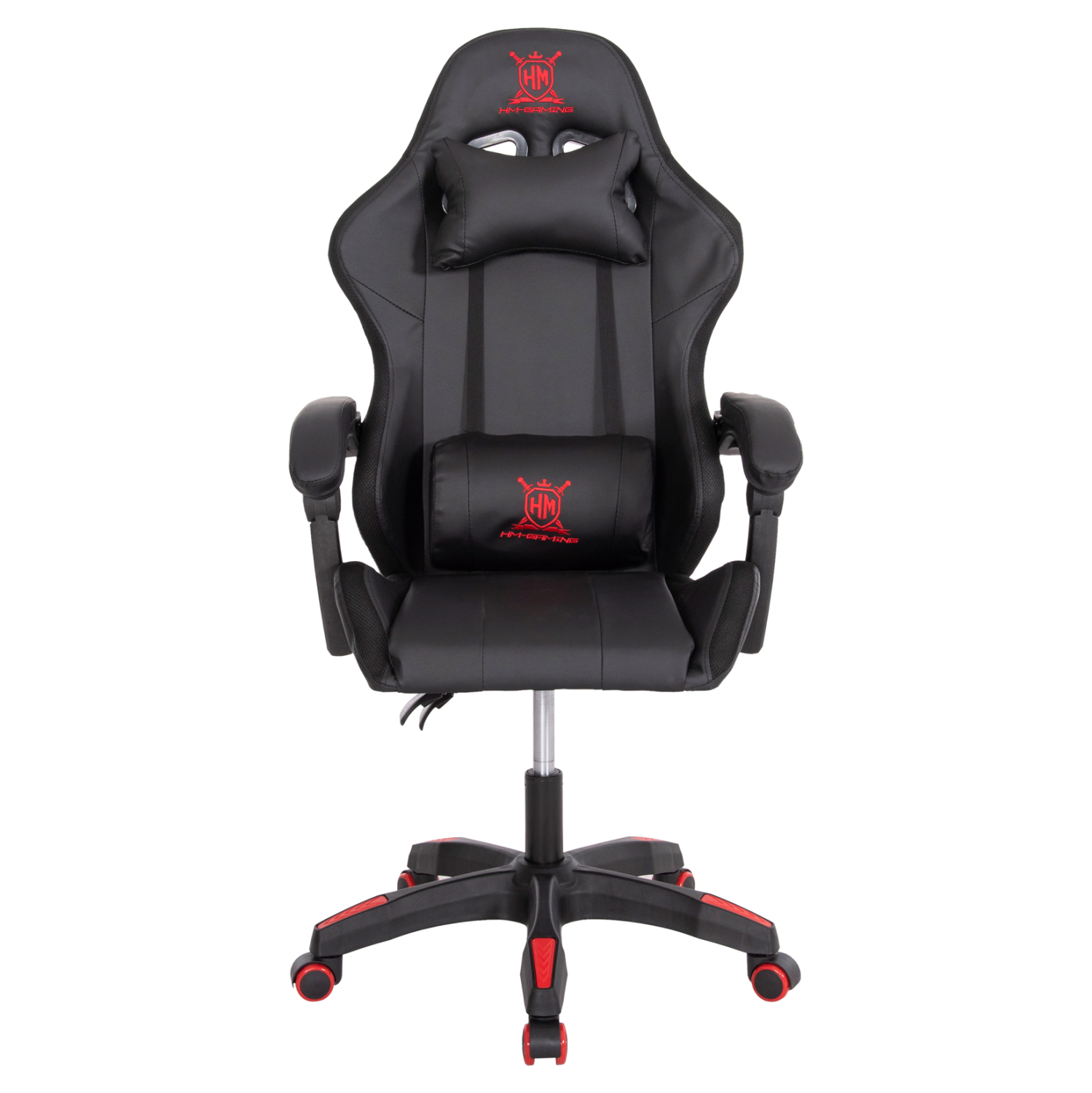 ΠΟΛΥΘΡΟΝΑ GAMING FB91203.01 ΜΑΥΡΟ-ΚΟΚΚΙΝΟ PVC 58.5x100x120Υεκ. - Image 3